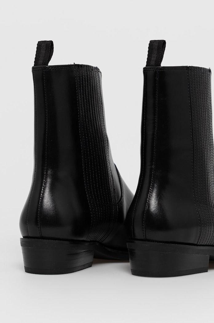 Boty Kožené kotníkové boty Vagabond Shoemakers 4801.101.20 černá