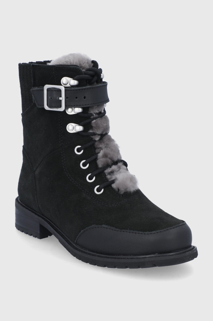 Emu Australia botki zamszowe Waldron Mix W12406.Bla czarny AW21