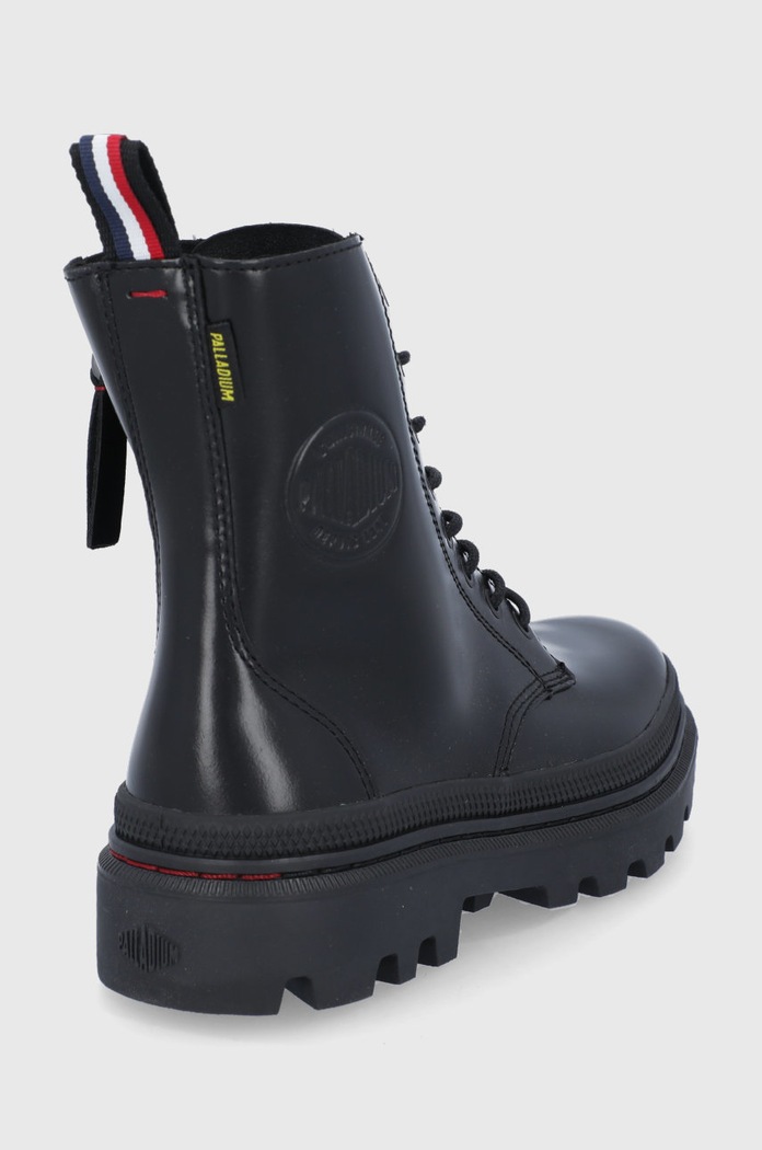 Obuwie Palladium Buty skórzane 77204.010.M czarny