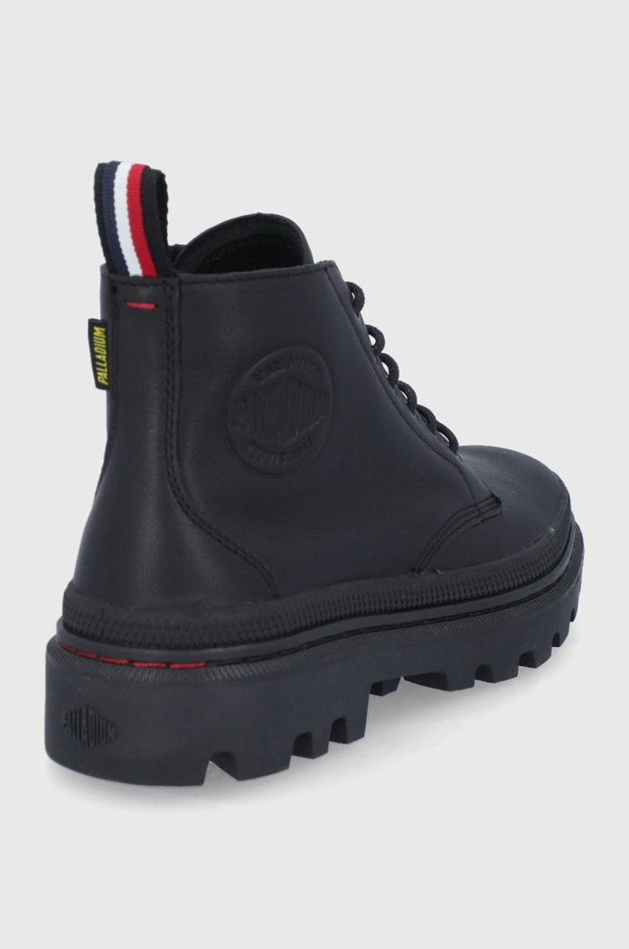 Obuwie Palladium Botki skórzane 77202.010.M czarny