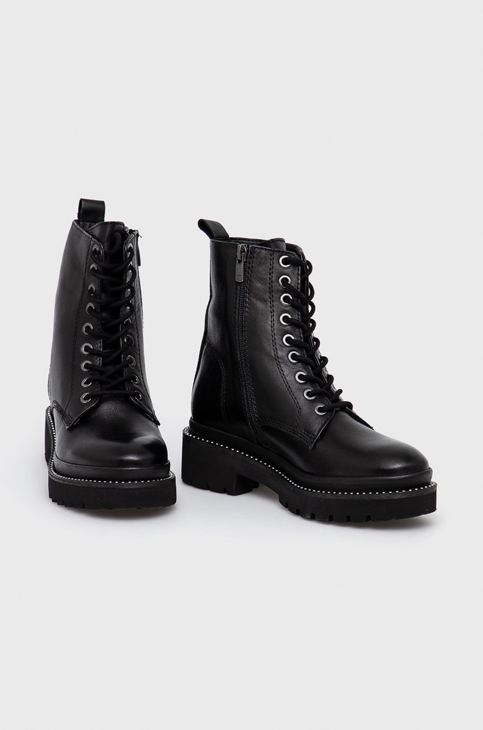 Aldo bőr csizma CERANDRA.001 fekete AW21