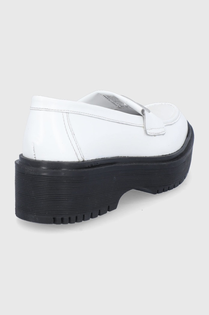 Obuwie Levi's Mokasyny skórzane D5386.0001 biały
