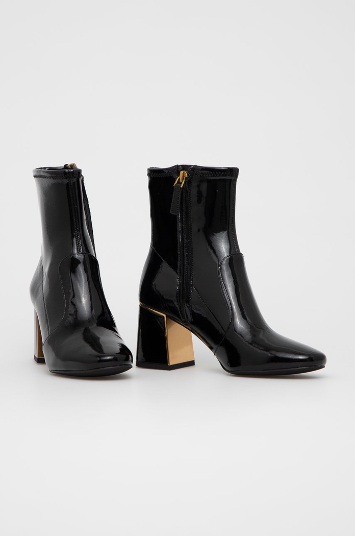 Δερμάτινες μπότες Tory Burch 79506.006 μαύρο AW21