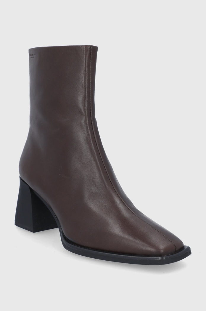 Vagabond Shoemakers Botki skórzane 5002.001.35 brązowy AW26