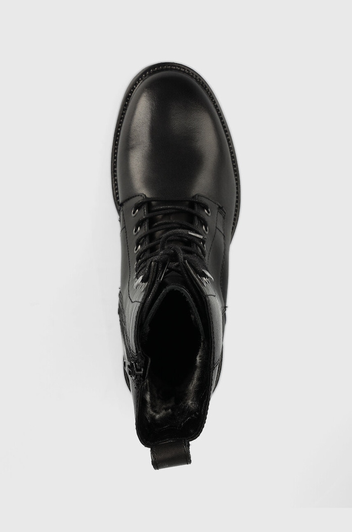 Usnjeni nizki škornji Vagabond Shoemakers Kenova črna 5257.001.20