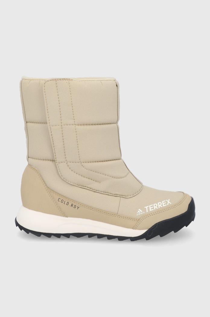 Čizme za snijeg adidas TERREX CHOLEAH imitacija zrnate kože bež FZ3006