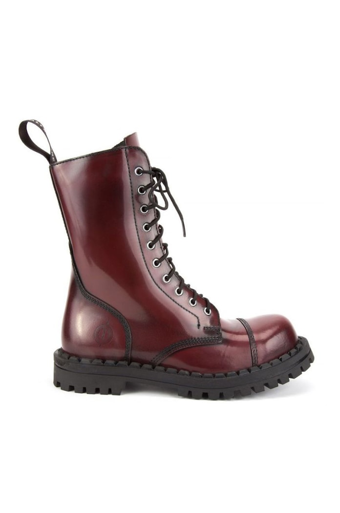 Kožené workery Altercore usňová koža burgundské 351.burgundy