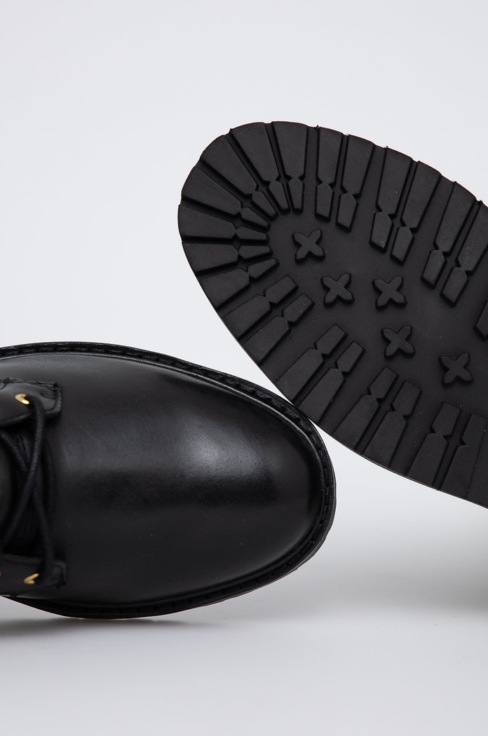 Lauren Ralph Lauren botki skórzane Elridge czarny 802838413001.001
