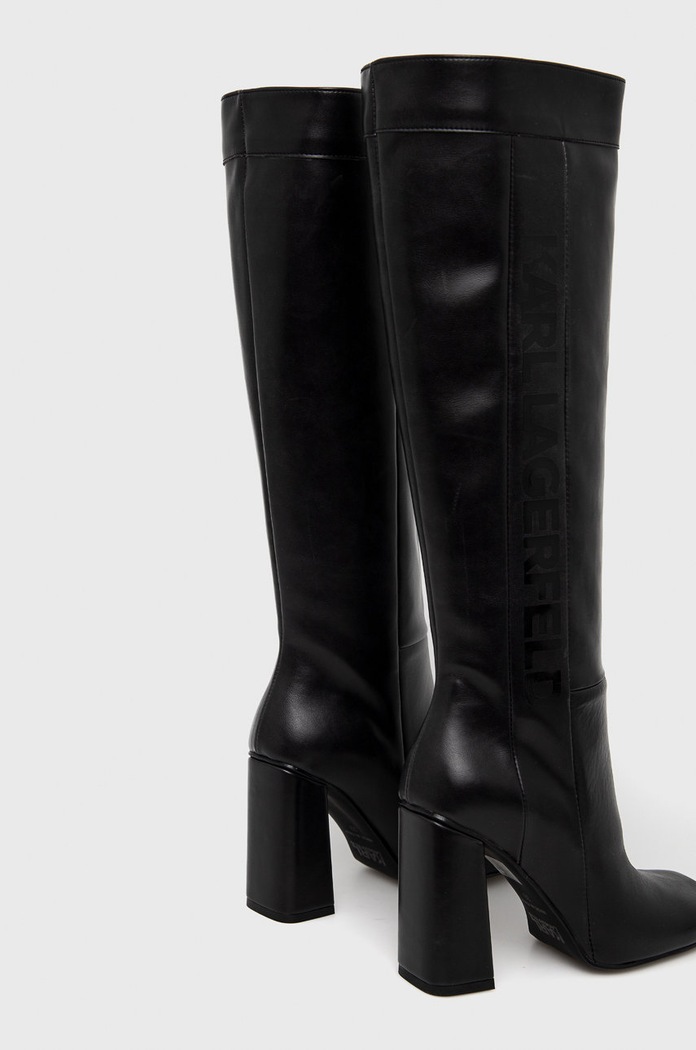Obuwie Karl Lagerfeld - Kozaki skórzane KL31480.000 KL31480.000 czarny