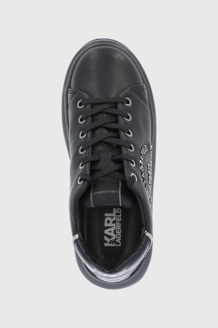 Karl Lagerfeld Ghete de piele negru KL62539.Black.Lthr.Mon