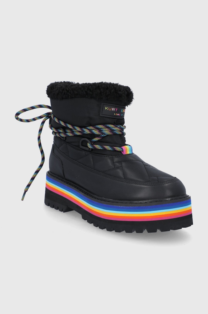 Čizme za snijeg Kurt Geiger London Toronto Rainbow 8488400609.00 crna AW21