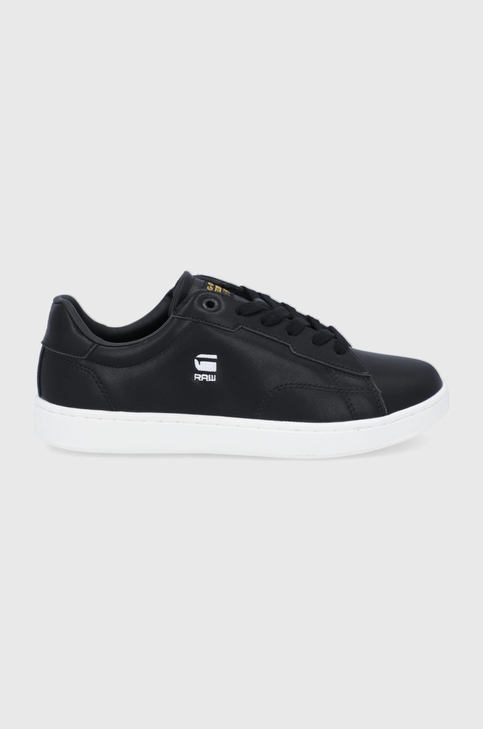 G-Star Buty skórzane CADET LEA płaska czarny 2141002510.BLK