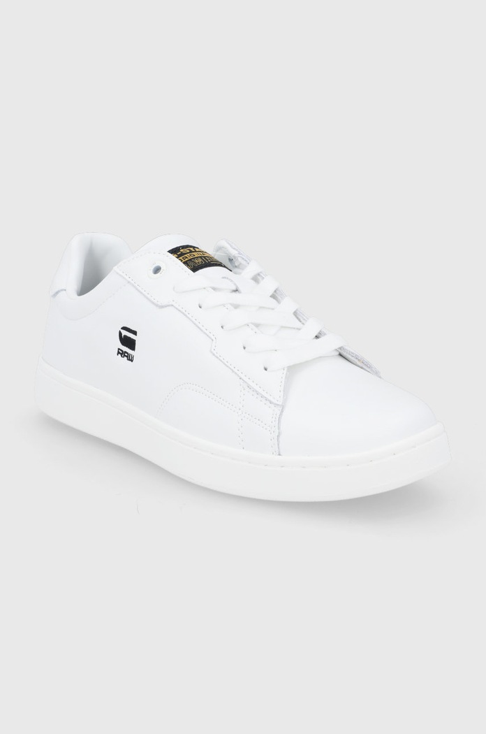 G-Star Buty skórzane CADET LEA 2141002510.WHT biały SS23