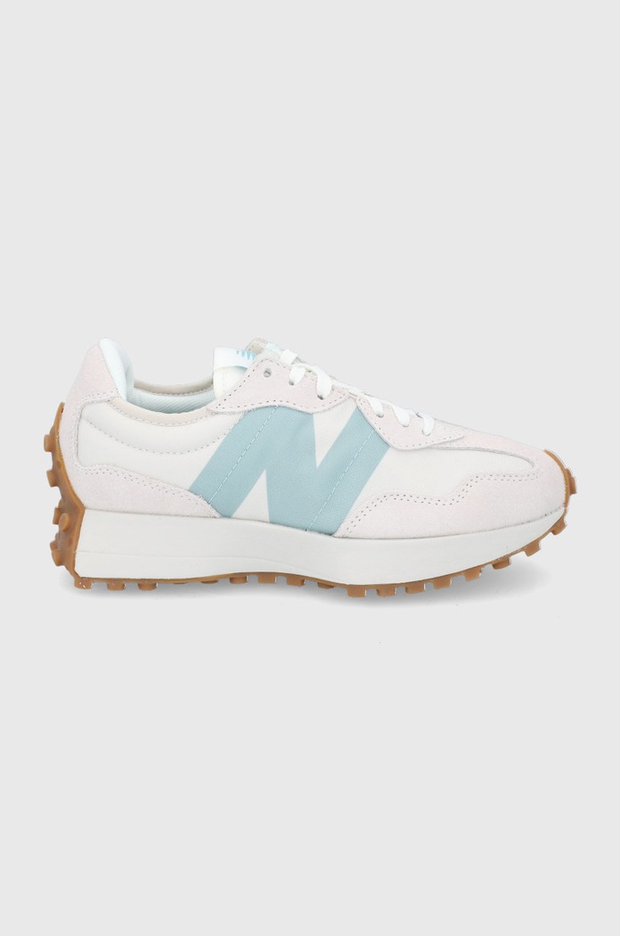 Boty New Balance WS327HG1 imitace semiše bílá WS327HG1