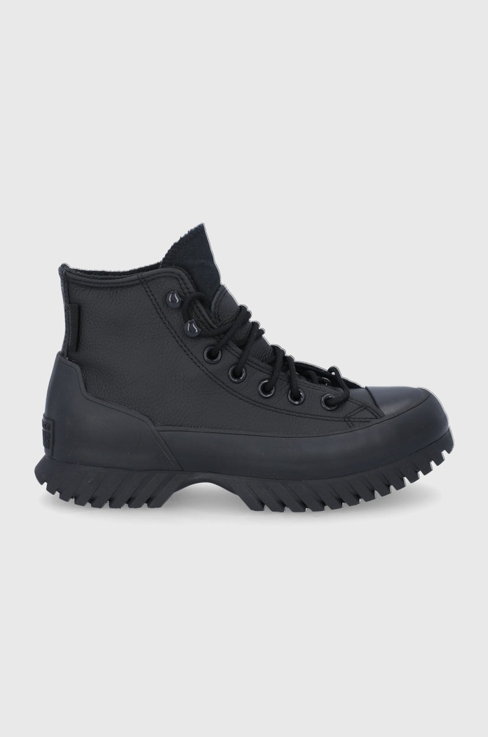 Converse scarpe in pelle non isolato nero 171427C.BLACK