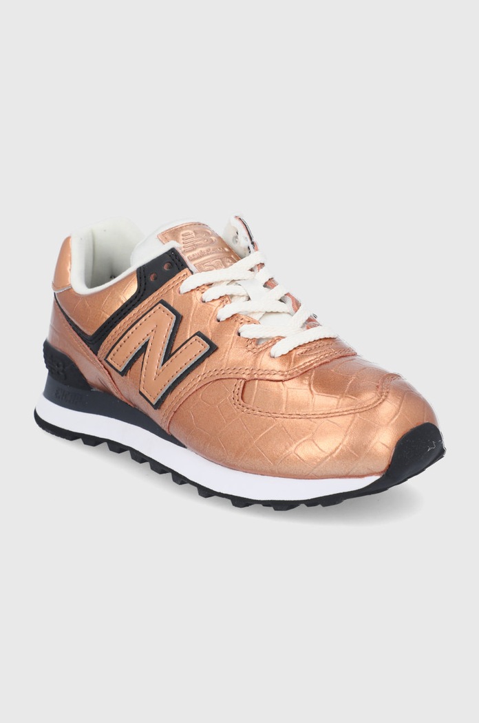 New Balance leather shoes WL574PX2 WL574PX2 golden SS23