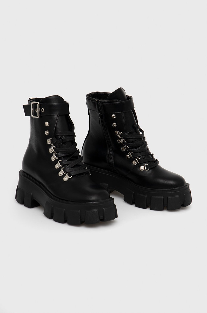 Truffle Collection Botki ROTA5/B.BLACK.PU czarny AW21