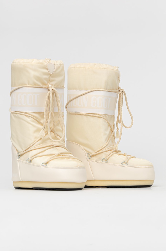Moon Boot - Śniegowce Nylon 14004400.MOON.BOOT.NYLO beżowy AW23