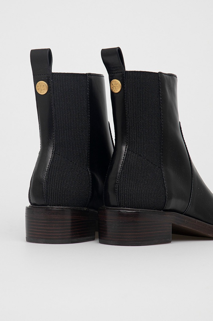 Παπούτσια Δερμάτινες μπότες Τσέλσι Tory Burch 84888.004 μαύρο