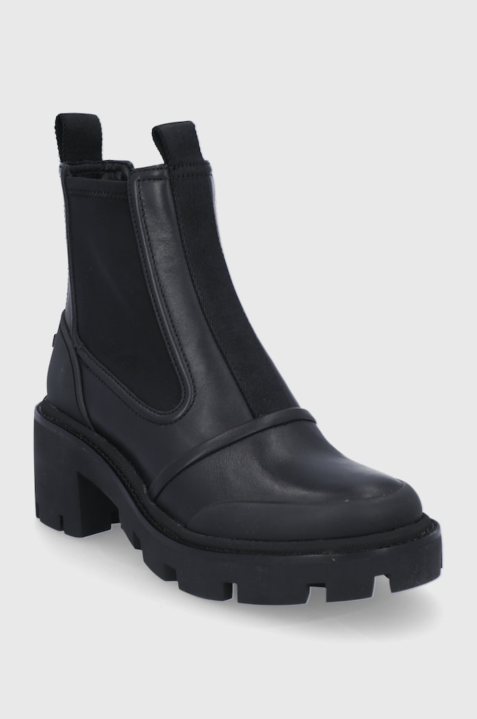 Tory Burch Sztyblety skórzane Chelsea 83900.008 czarny AW21