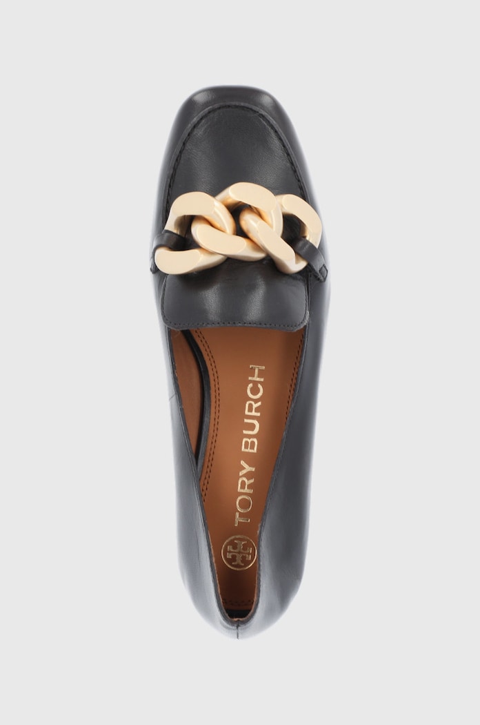 Usnjeni mokasini Tory Burch rjava 86600.200