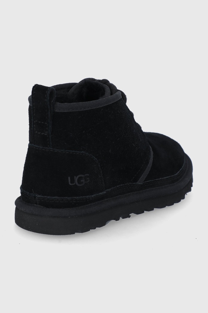 Obuwie UGG Botki zamszowe Neumel 1094269.BLK czarny