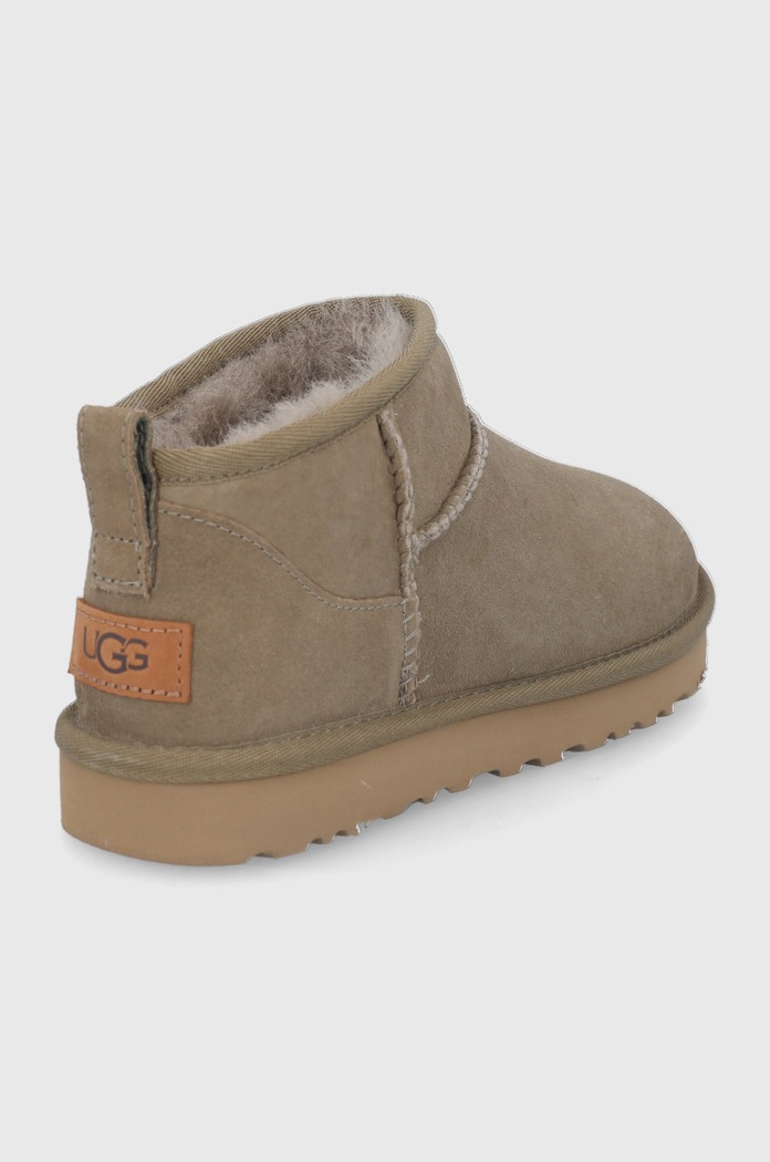 Obuv Semišové snehule UGG Classic Ultra Mini 1116109.ALP hnedá