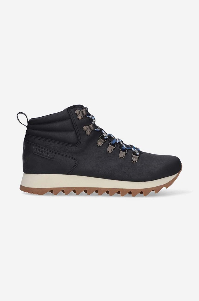 Topánky Merrell Alpine Hiker imitácia kože čierna J003594