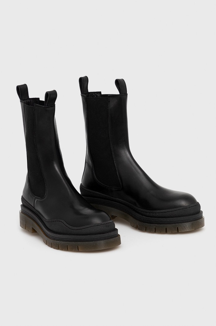MOA Concept Sztyblety skórzane MOAC99 czarny AW21