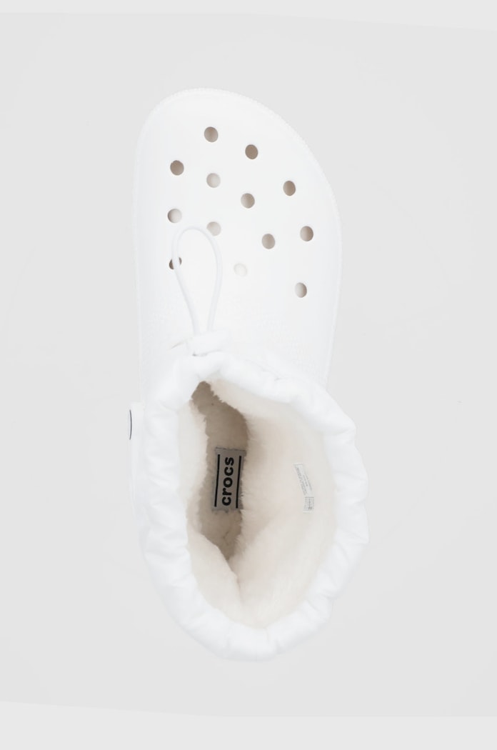 Snehule Crocs Classic Lined Neo Puff Boot biela ED.NEO.PUFF.BOOT.206630