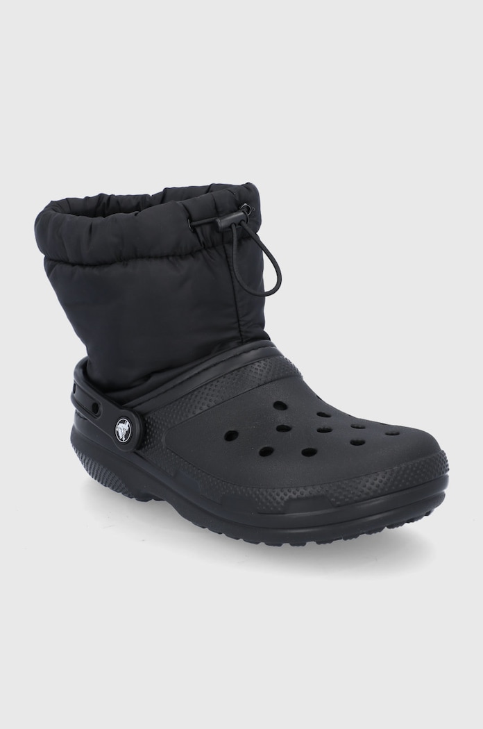 Crocs Śniegowce Classic Lined Neo Puff Boot ED.NEO.PUFF.BOOT.206630 czarny AA00