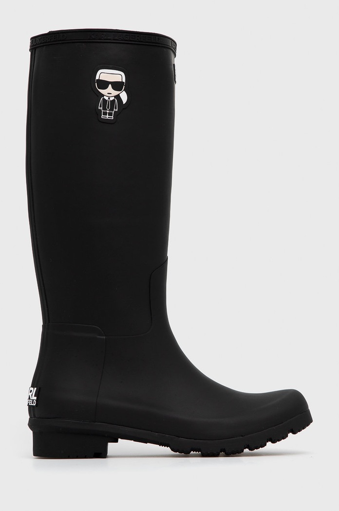 Резиновые сапоги Karl Lagerfeld чёрный KL47090.V00