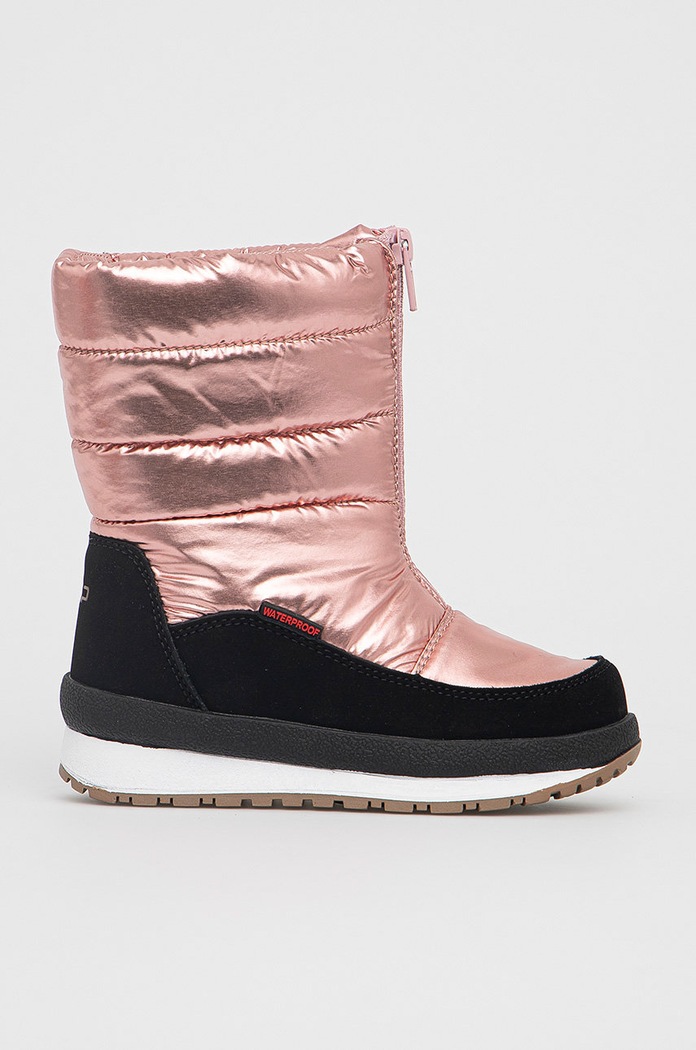 CMP śniegowce dziecięce KIDS RAE SNOW BOOTS WP tekstylny różowy 39Q4964.B361