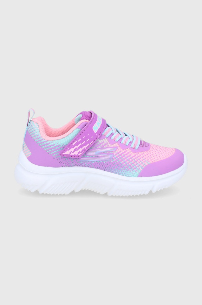 Detské topánky Skechers imitácia kože viacfarebná 302430L