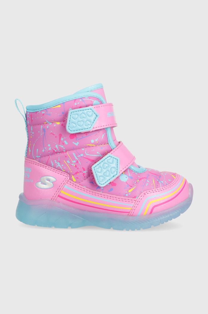 Dětské sněhule Skechers zateplené růžová 302653N