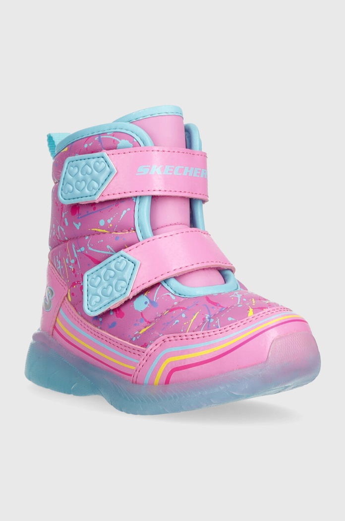 Dětské sněhule Skechers 302653N růžová AW23