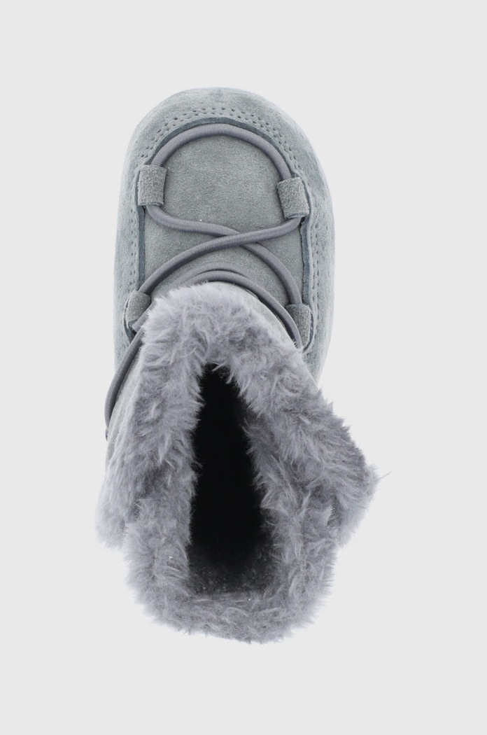 Moon Boot gyerek hócipő velúrból szürke 34010300.MOON.BOOT.CRIB