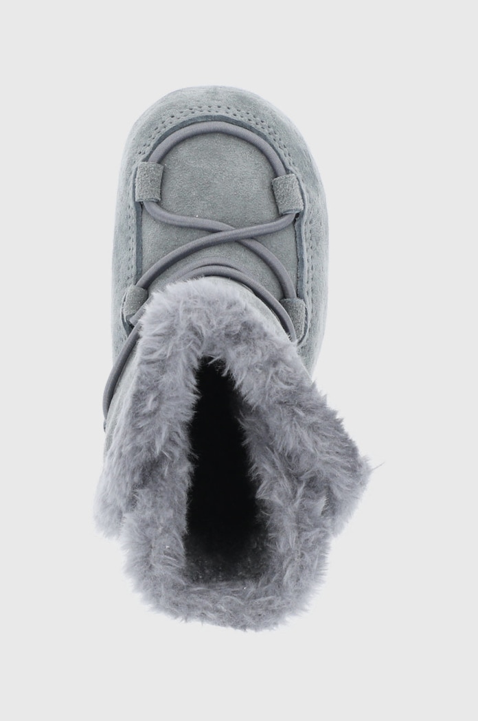 Moon Boot gyerek hócipő velúrból szürke 34010300.MOON.BOOT.CRIB