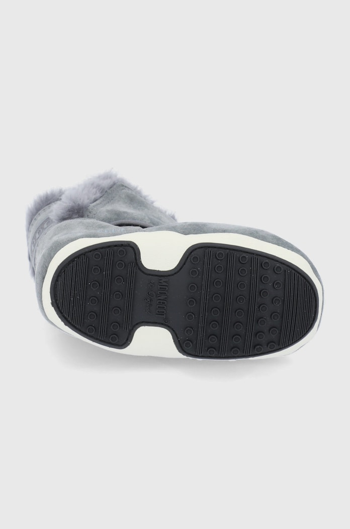 Moon Boot gyerek hócipő velúrból 34010300.MOON.BOOT.CRIB szürke