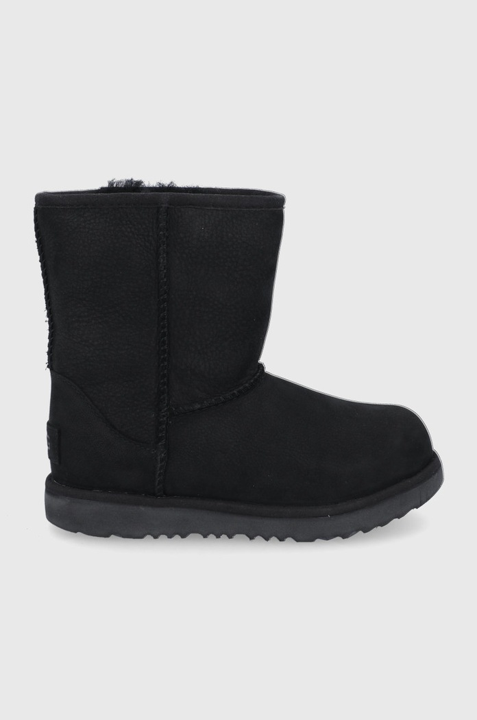 Dětské semišové sněhule UGG zateplené černá 1019646K.BLK