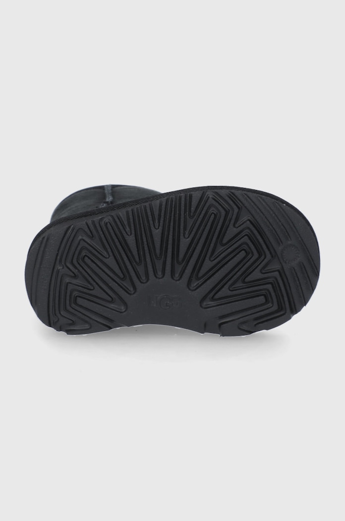 UGG Śniegowce zamszowe dziecięce T CLASSIC II 1017703T.BLK