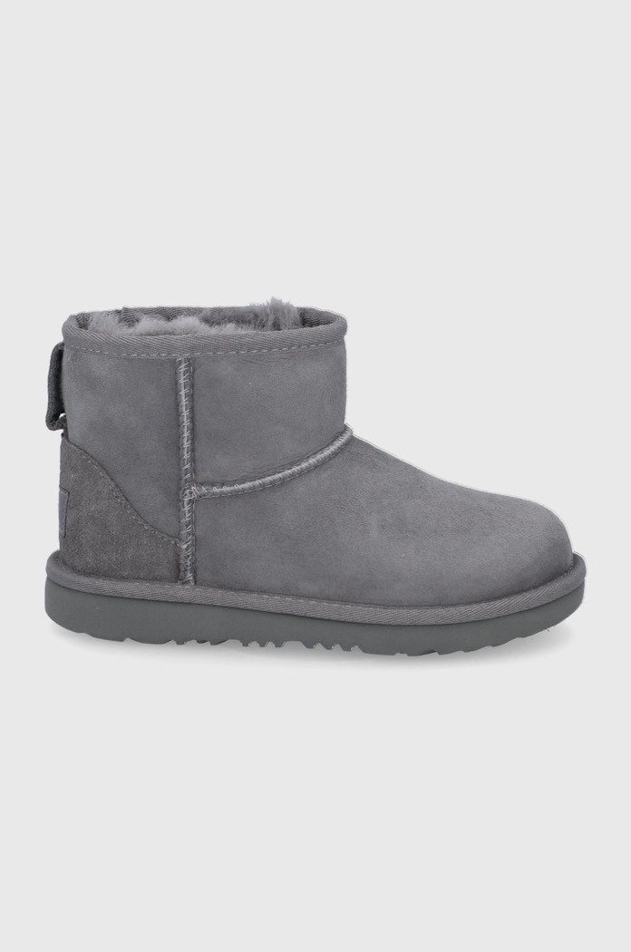 Detské semišové snehule UGG zateplené sivá 1017715K.GREY