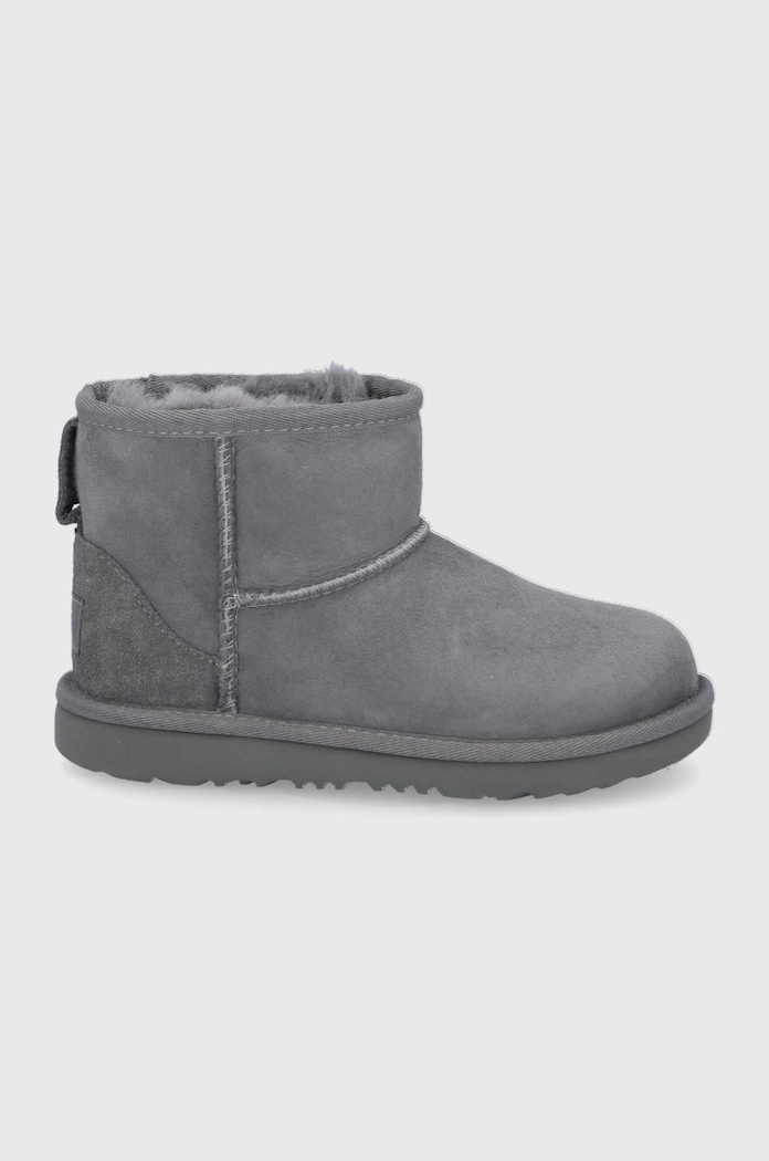 Detské semišové snehule UGG zateplené sivá 1017715K.GREY