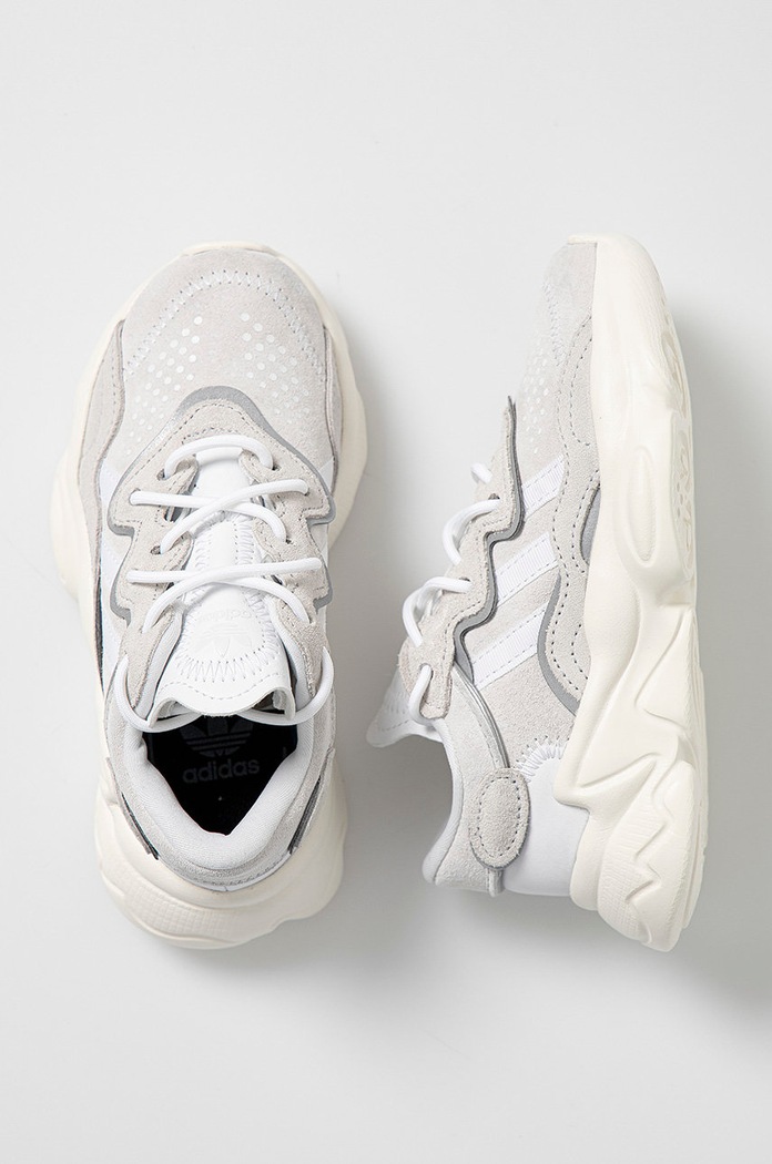 Δερμάτινα παπούτσια adidas Originals OZWEEGO EF6299 γκρί