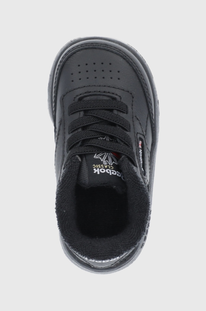 Detské kožené topánky Reebok Classic Club C FZ2096 čierna FZ2096