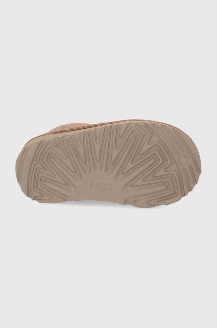 UGG śniegowce zamszowe dziecięce T Neumell II 1017320T.CHE brązowy
