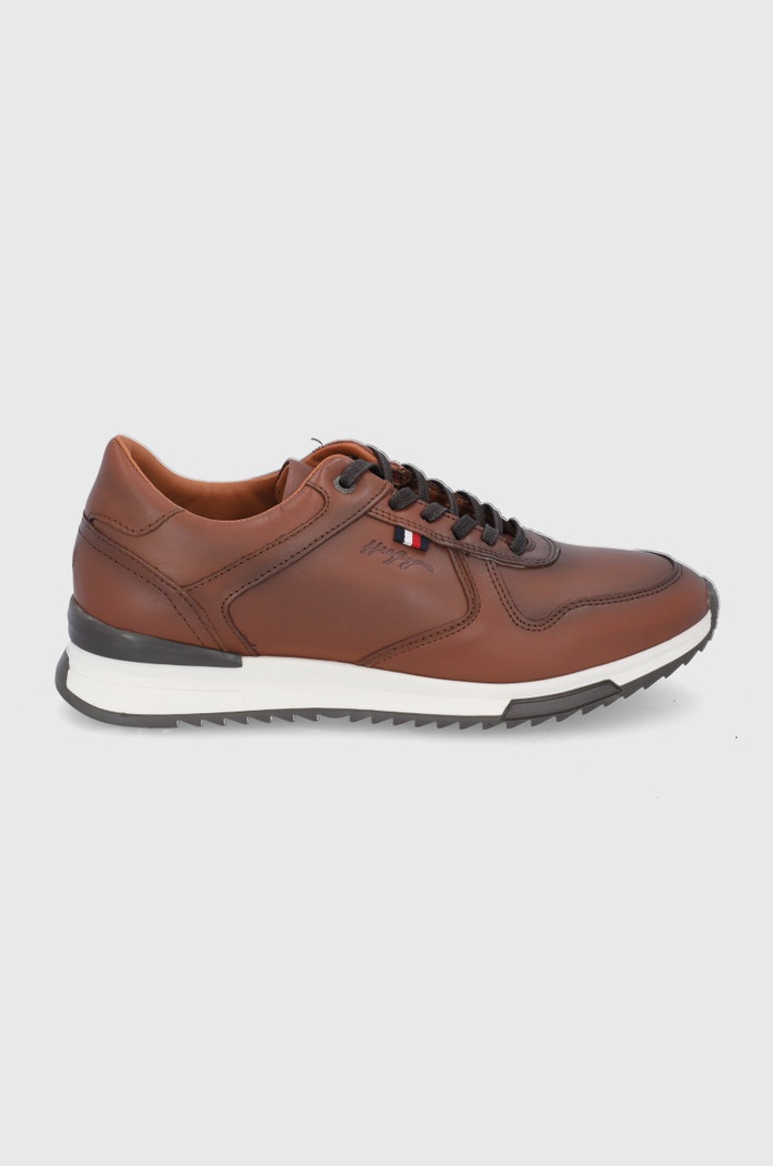 Tommy Hilfiger Buty skórzane brązowy FM0FM03731