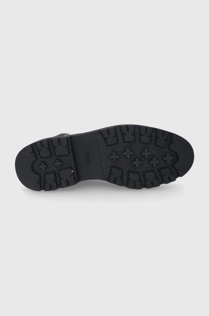 Kožená obuv Boss 50460001.201 hnedá