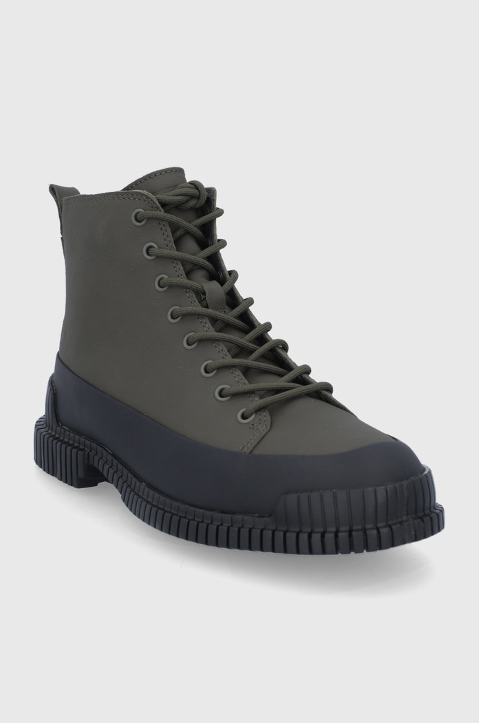 Camper - Δερμάτινα παπούτσια Pix K300277.006 πράσινο AW24