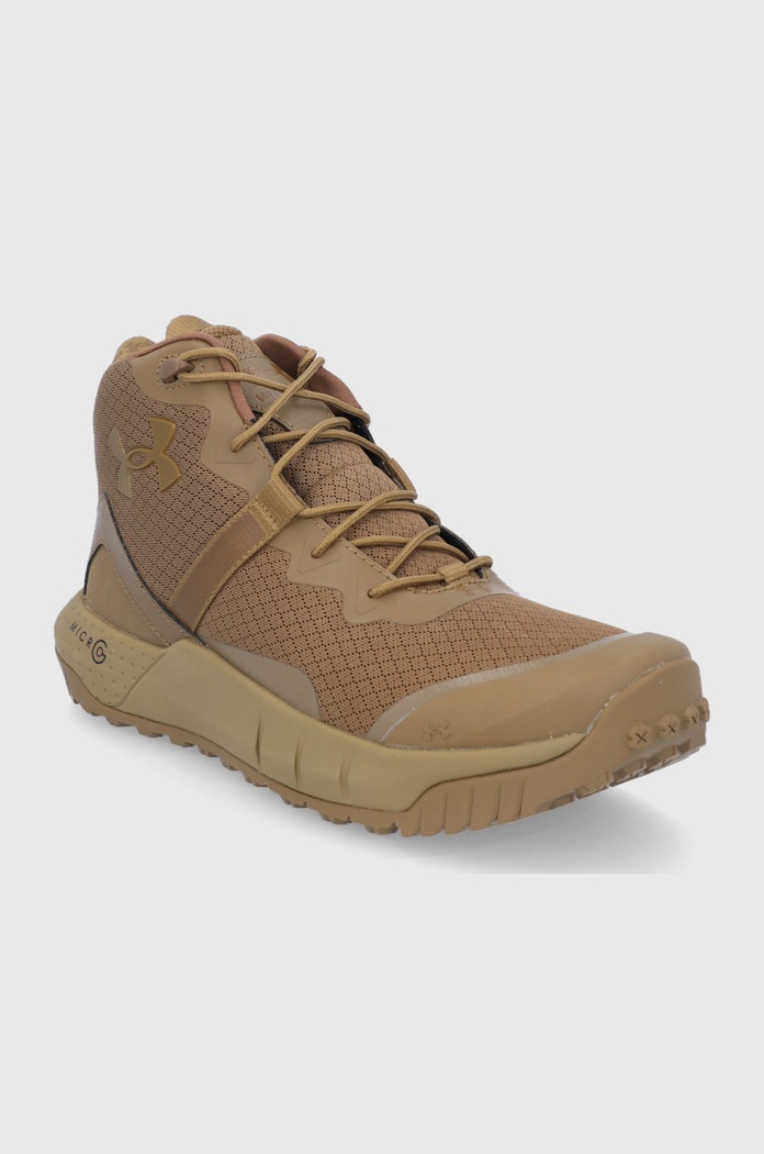 Under Armour Buty wysokie 3023741 3023741 beżowy AW23